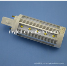 G24 2pin / 4pin 6W / 7W / 9W / 10w12W / 13W opcional LED Plug en bombillas SMD2835